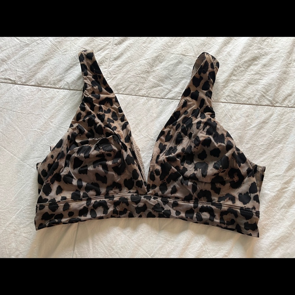 Victoria secret bralette leopard print